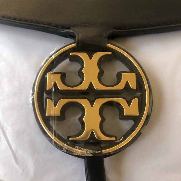 NWT $348 TORY BURCH MILLER SMALL LEATHER SADDLEBAG - Picture 11 of 14